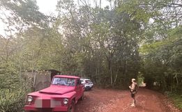 PM recupera caminhonete furtada e prende suspeito em SMOeste