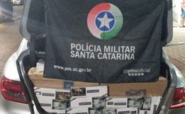 Polícia apreende carga de cigarros avaliada em R$ 139,5 mil em Dionísio Cerqueira