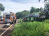 Idoso fica ferido em saída de pista na SC 386, em Iporã do Oeste