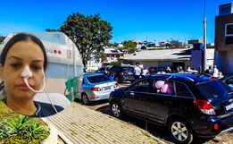 Na luta contra o câncer, mulher recebe carreata de amigos e familiares em SMO