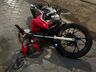 Motociclista vai parar no hospital após acidente na Willy Barth, em SMOeste