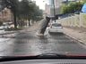 Mulher morre ao ser atingida por parede durante temporal em Chapecó 