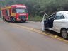 Saída de pista seguida de capotamento deixa duas pessoas feridas na SC 305