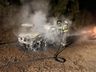 Incêndio destrói carro no interior de São Miguel do Oeste