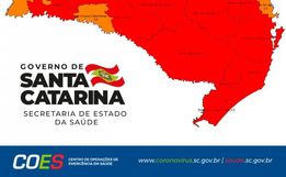 Sobe para 13 o número de regiões em risco gravíssimo para Covid-19 em SC