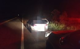 Motorista embriagado que transitava no meio da rodovia é preso na SC 163
