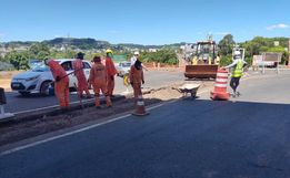 BR-163: trevo de acesso à São José do Cedro recebe obras de acabamento; vídeo