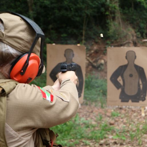Policiais Militares da região são habilitados para utilizar a pistola 9mm 