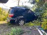 Veículo capota em ultrapassagem na SC 163 em Itapiranga