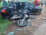 Colisão entre carro e duas motos deixa dois feridos na BR-158