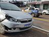 Motociclista sofre ferimentos em colisão frontal na Avenida Gustavo Fetter