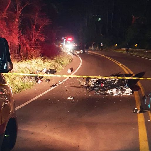 Identificados os dois homens que morrem após colisão frontal de duas motos em Mondaí