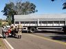 Colisão entre moto e caminhão deixa um ferido na SC-163, em Iporã do Oeste
