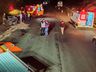 Acidente entre carro e caminhão deixa homem ferido na BR-282