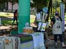Artesãos  realizam feira na área coberta da Praça Walnir Bottaro Daniel