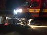 Motociclista fica gravemente ferido após colisão com carro na BR-282