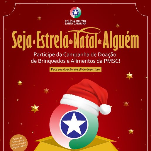 PM Convida população para participar do projeto “Seja a Estrela do Natal de Alguém”