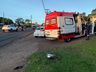 Colisão traseira deixa trânsito lento na Avenida Willy Barth em SMOeste 