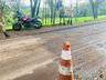 Jovem fica ferido em queda de motocicleta na SC 163, em Itapiranga