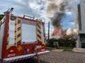 VÍDEO: incêndio em residência mobiliza Bombeiros, Polícia Civil, PM e Celesc