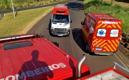 Colisão entre carro e moto deixa duas pessoas feridas em Iraceminha