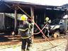 Incêndio em veículo mobiliza bombeiros de Campo Erê