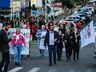 Professores realizam caminhada e cobram Plano de Carreira em SMO; assista
