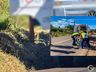 Ciclista fica gravemente ferida ao ser atingida por sapata de caminhão em SMOeste 