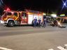 Colisão entre carro e moto deixa homem ferido na Willy Barth