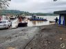 Retomada travessia da balsa no Rio Uruguai em Itapiranga