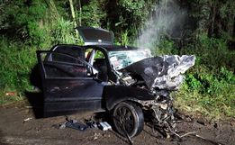 Gravíssimo acidente na BR-282 em Joaçaba causa morte de três pessoas