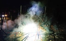 Aviário é parcialmente destruído por incêndio no interior de Palmitos
