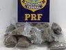PRF apreende 7 kg de maconha com passageiro de ônibus na BR-163