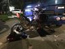 VÍDEO: Motociclista sofre ferimentos graves em colisão contra caminhão estacionado 