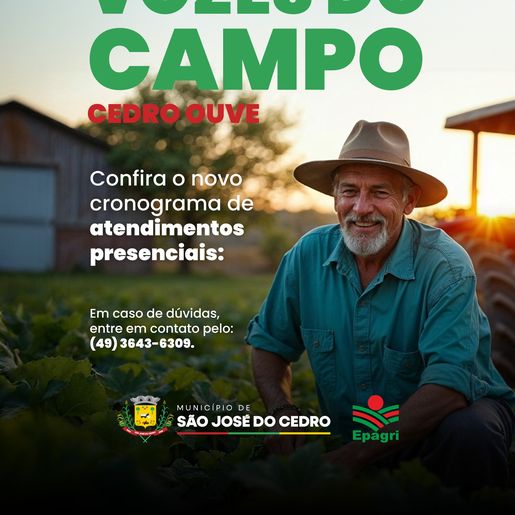 "Vozes do Campo" leva serviços agrícolas a comunidades de SJCedro 
