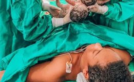 Mãe que deu à luz a trigêmeos é internada em estado grave na UTI em Itajaí um dia após parto