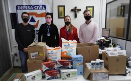 Fundo Municipal doa materiais para tratamento de animais resgatados