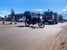 VÍDEO: Colisão entre moto e carro deixa homem ferido na Willy Barth 