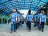 Escola Cívico Militar de São Miguel do Oeste realiza ato cívico na praça