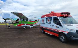 Bebê com insuficiência respiratória é transferido de SMO para Lages 