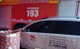 VÍDEO: Corpo de Bombeiros de Campo Erê lança Campanha do Agasalho 2020 