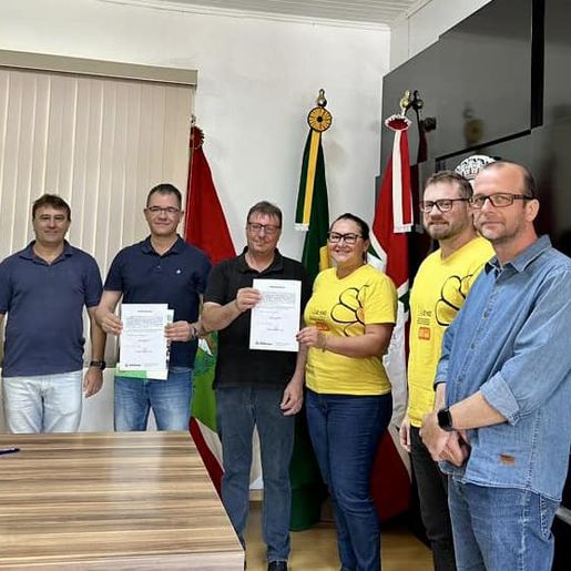 Assinada ordem de serviço para revitalização do prédio da Assistência Social de Itapiranga