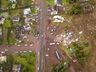 Veja agora as imagens aéreas da destruição em Descanso
