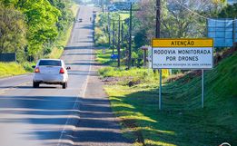 Visando reduzir acidentes nas SCs da região, PMRv intensifica fiscalização com drones