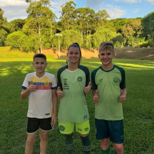 Guaraciaba tem três atletas na base da Chapecoense