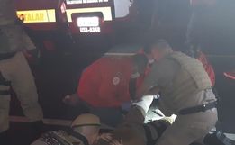PM é atropelado, motorista foge, mas é capturado e preso em flagrante