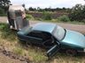 Motorista sai da pista para evitar acidente na BR-163