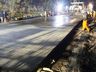 Primeiras cargas de concreto são despejadas na BR-163, em São José do Cedro