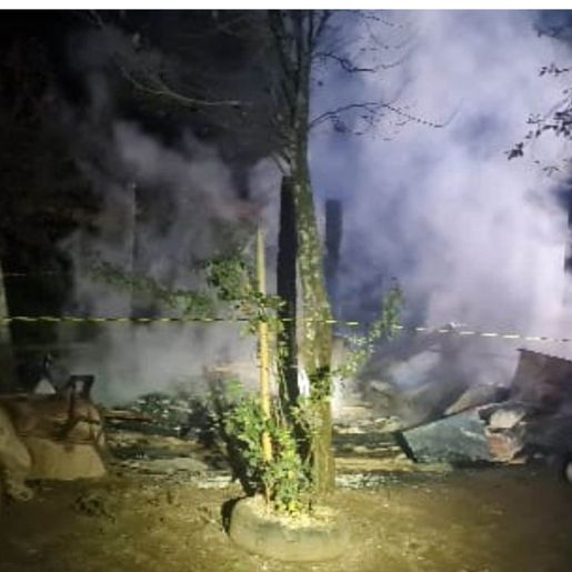Idoso morre em incêndio de residência