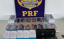 Eletrônicos importados ilegalmente são apreendidos na BR -163